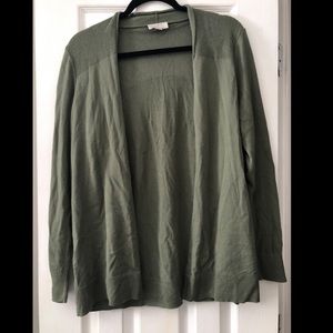 Loft Outlet Hunter Green Cardi ⚡️3/$15